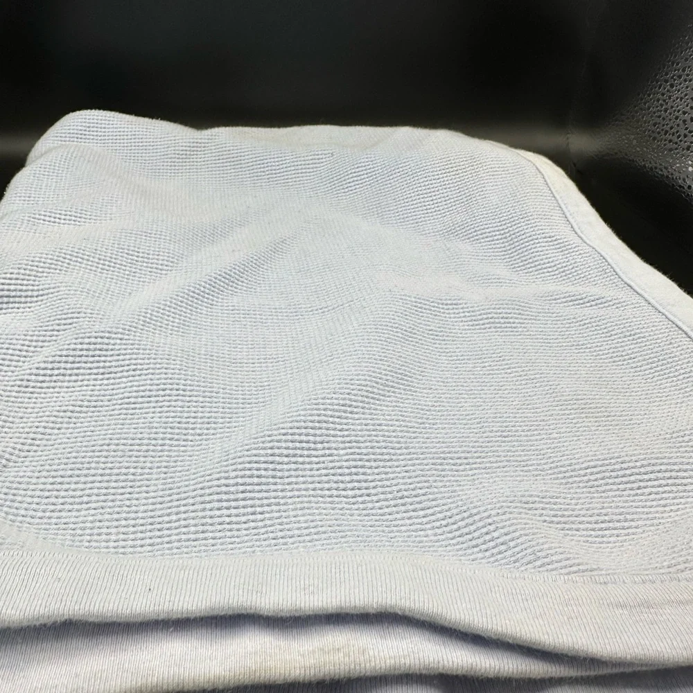 Garanimals Thermal‎ Baby Security Blanket Lovey Vintage Light Blue Waffle Weave